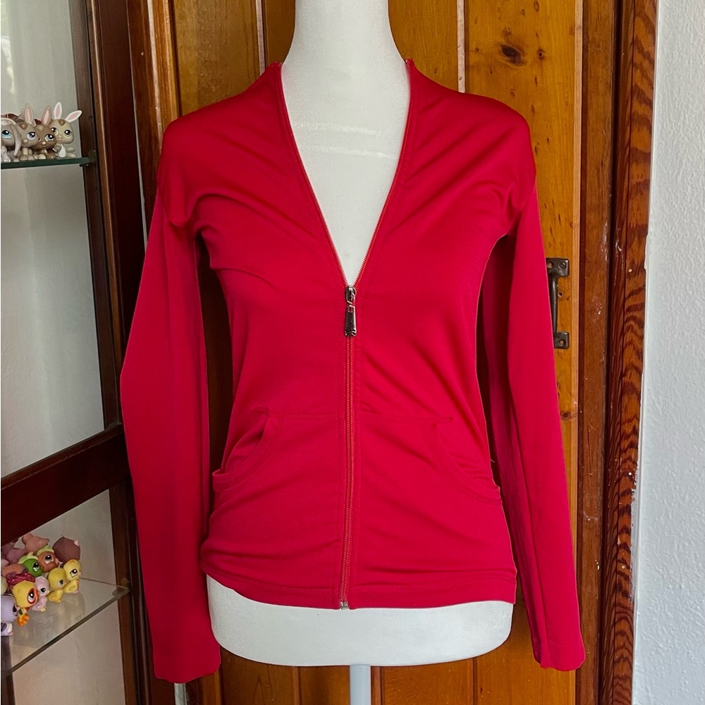 Red Zip-Up Size S